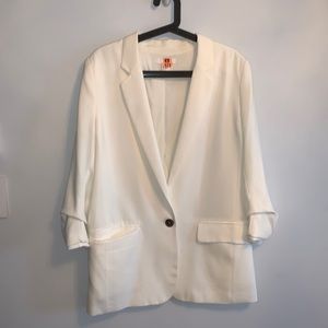 Hm cream blazer size 12